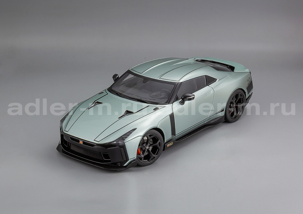 AUTOART 1:18 Nissan GT-R50 by Italdesign, RS Watanabe wheel (green / black) 77512