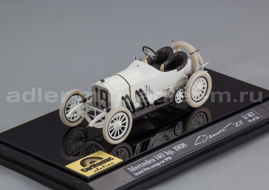 CARMANIAC 1:43 Mercedes 140 hp #19 Grand Prix 1908 CARM003