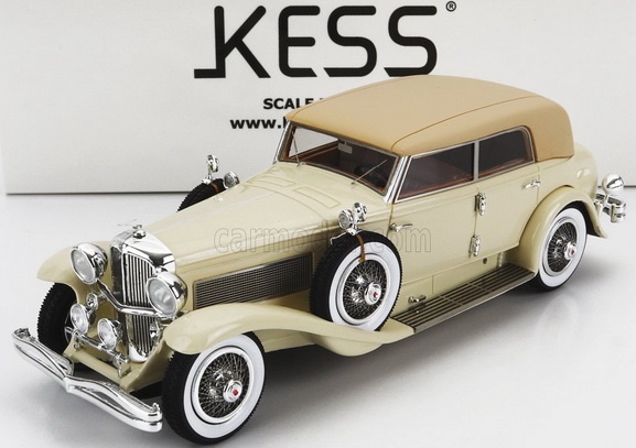 KESS SCALE MODELS 1:43 Duesenberg Model J Torpedo Berline Rollston - 1932 (2 tone cream) KE43055032