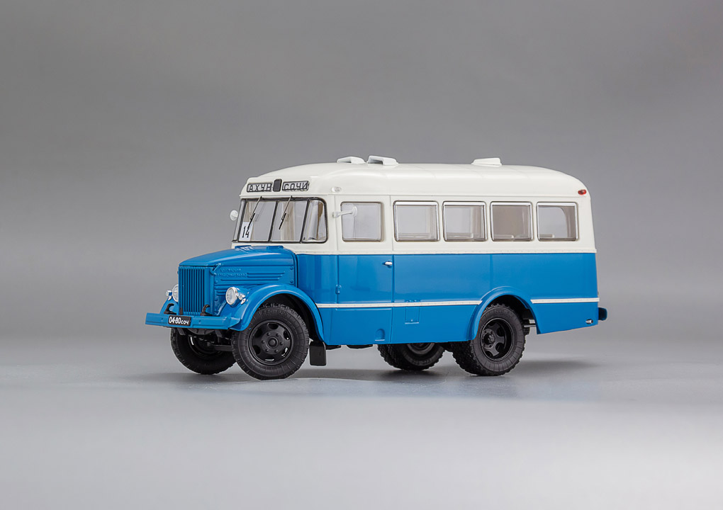 DIP MODELS 1:43 Автобус Курганского завода тип «651А», «Ахун – Сочи» - 1968 г. 165110