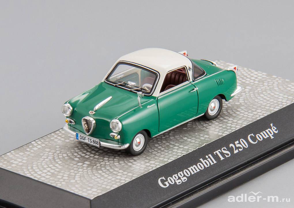 PREMIUM CLASSIXXS 1:43 Goggomobil TS250 Coupe (turquise-white) PCL18022