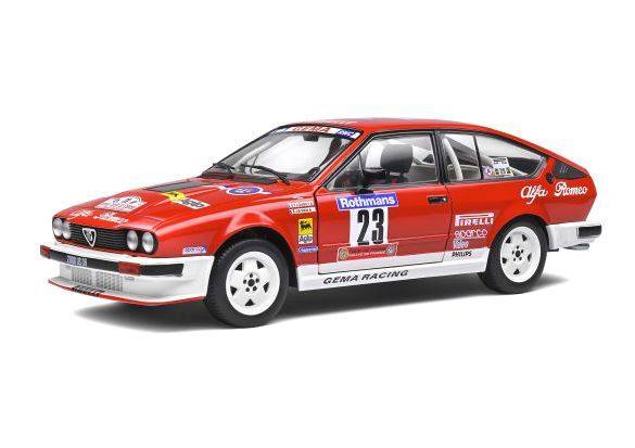 SOLIDO 1:18 Alfa Romeo GTV6 - #23 - Tour de Corse 1985 S1802306