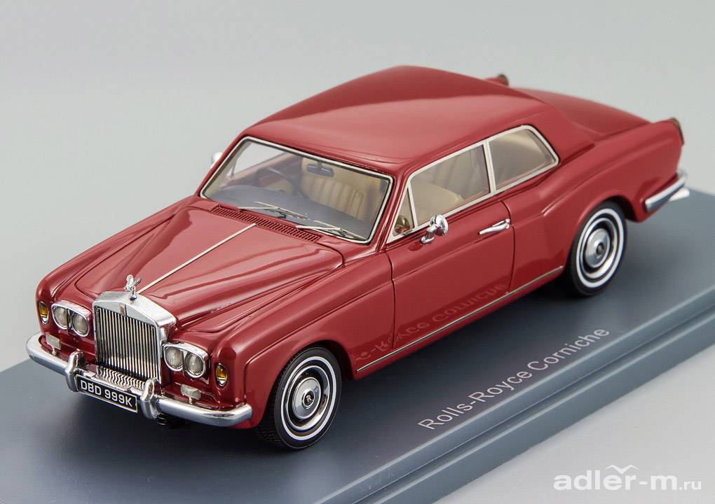 NEO 1:43 Rolls-Royce Corniche FHC (dark red) NEO44185