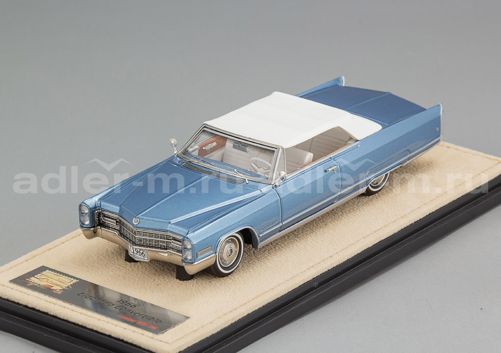 GLM (STAMP MODELS) 1:43 Cadillac Eldorado Convertible (закрытый) - 1966 (blue) STM66002