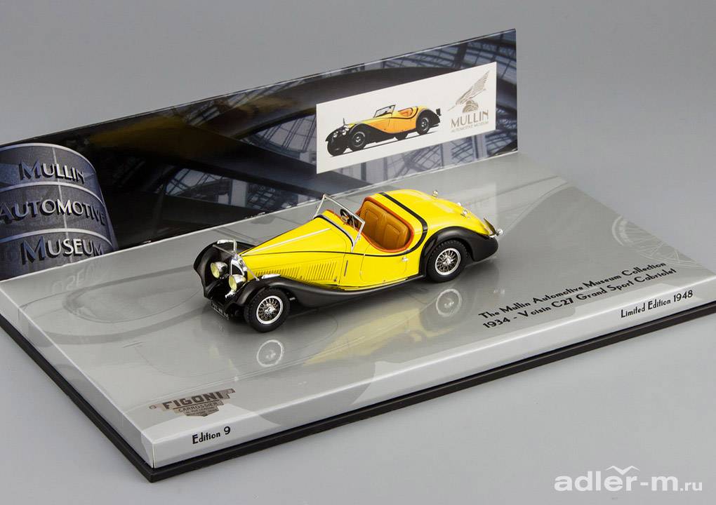 MINICHAMPS 1:43 Voisin C 27 Grand Sport 1934 437119130