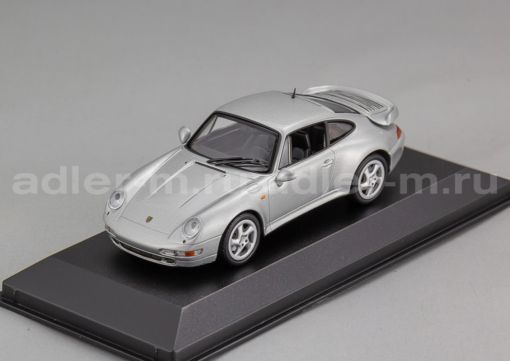 MINICHAMPS (MAXICHAMPS) 1:43 Porsche 911 Turbo (993) – 1995 (silver) 940069205
