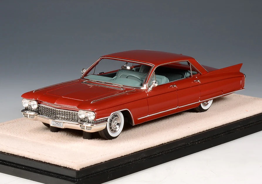 GLM + STAMP MODELS 1:43 Cadillac Eldorado Brougham Pininfarina - 1960 (Pompeian Red Metallic) STM60011