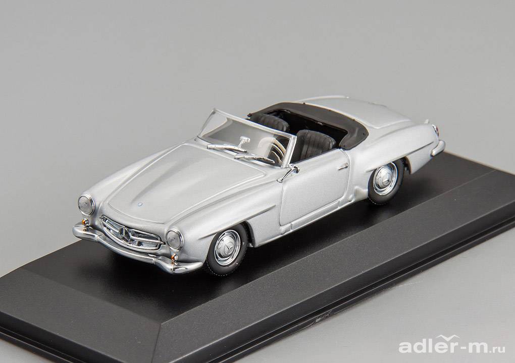MINICHAMPS (MAXICHAMPS) 1:43 Mercedes-Benz 190 SL (W121) 1955 (silver) 940033130