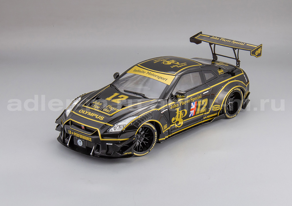 SOLIDO 1:18 Nissan GT-R (R35) mit Liberty Walk Body Kit 2.0 JPS - 2022 S1805806