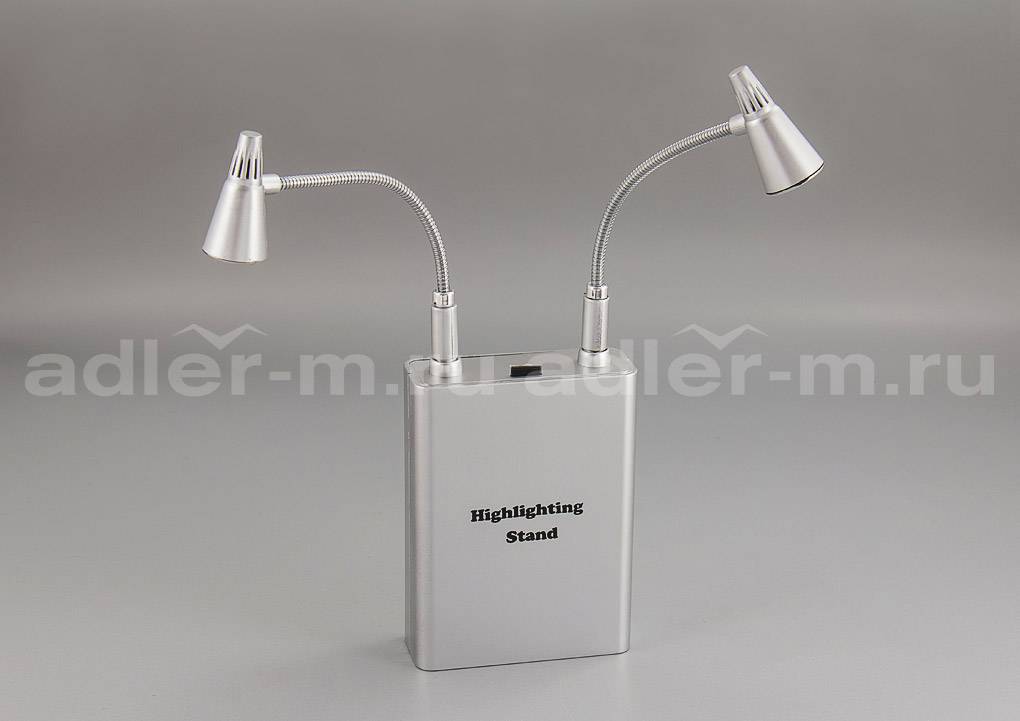 TRIPLE9 Bendable Led Light Stand (silver-chrome) T9-7001S