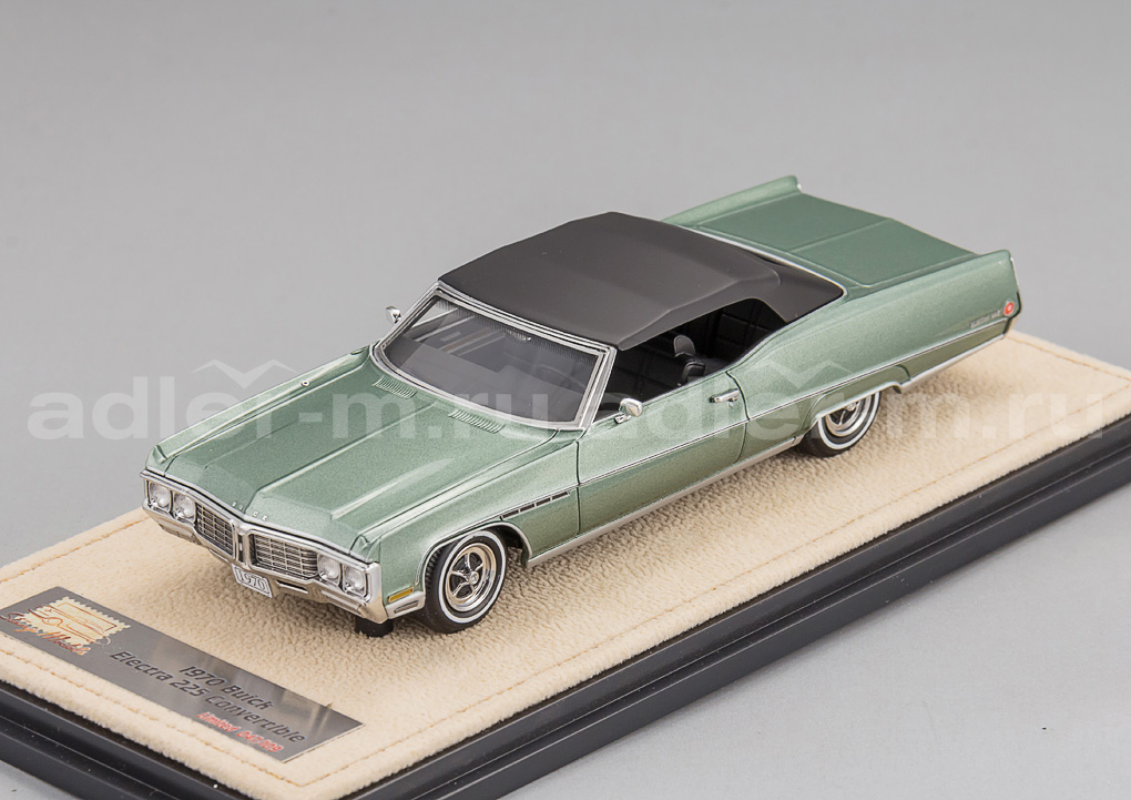 GLM (STAMP MODELS) 1:43 Buick Electra 225 Convertible (закрытый) - 1970 (green) STM703004