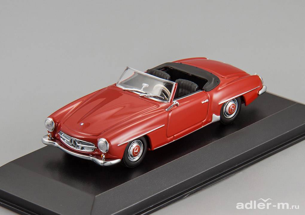 MINICHAMPS (MAXICHAMPS) 1:43 Mercedes-Benz 190 SL (W121) 1955 (red) 940033131