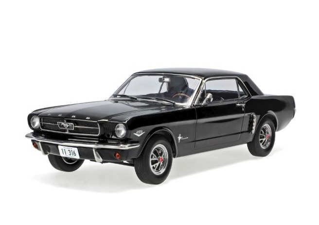 NOREV 1:18 Ford Mustang Hardtop Coupe - 1965 (black) 182804