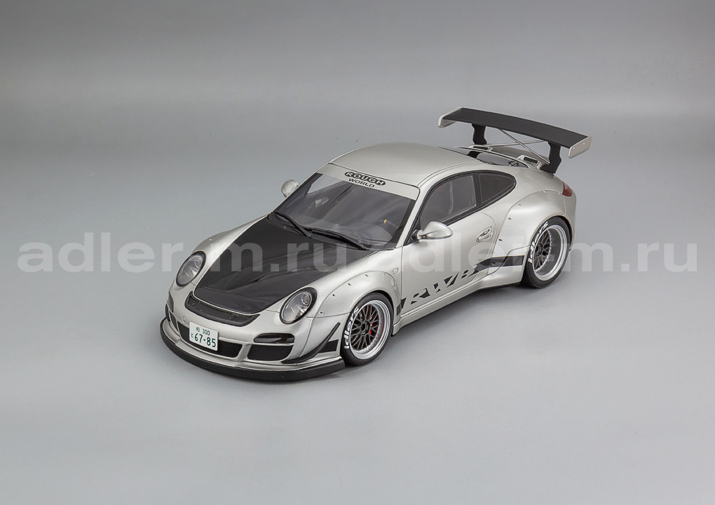 GT SPIRIT 1:18 Porsche RWB ABU - 2024 (silver) GT483