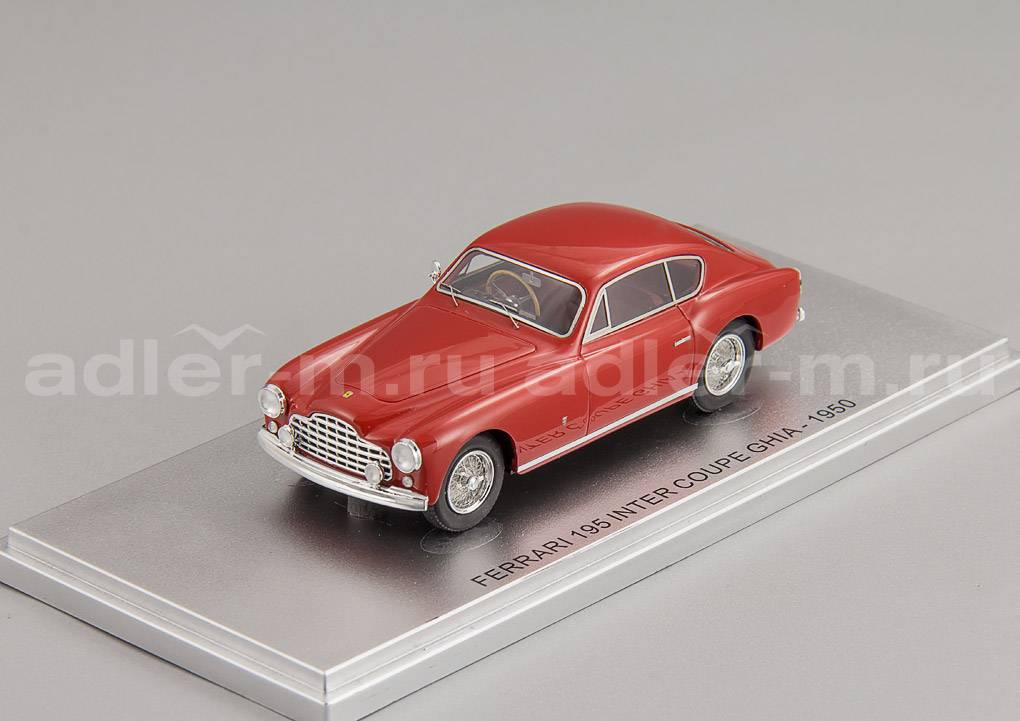 KESS SCALE MODELS 1:43 Ferrari 195 Inter Ghia Coupe - 1950 (red) KE43056020