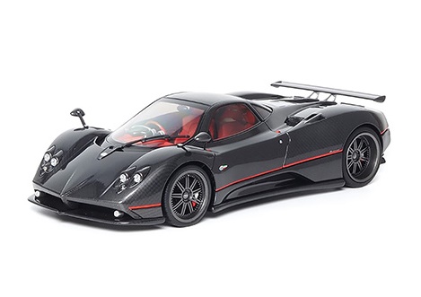 ALMOSTREAL 1:18 Pagani Zonda F - 2015 (gloss carbon with red stripe) ALM854001