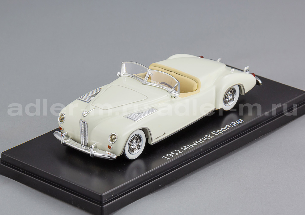 ESVAL MODELS 1:43 Maverick Sportster 1952 (white) EMUS43028B-1