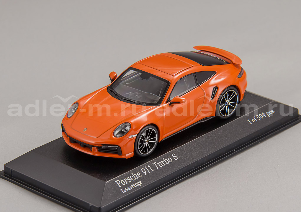MINICHAMPS 1:43 Porsche 911 (992) Turbo S - 2020 (orange) 410069476