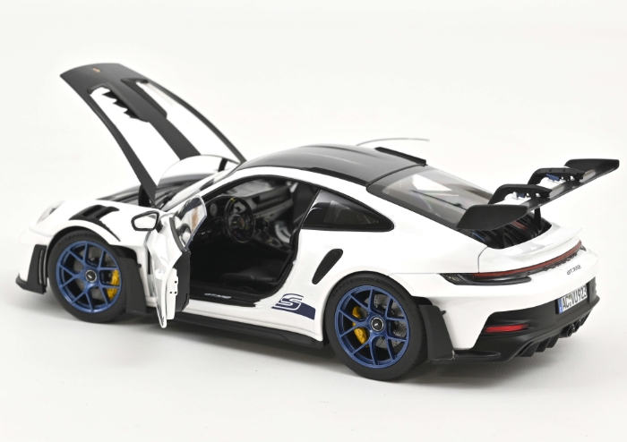 NOREV 1:18 Porsche 911 GT3 RS Weissach Pack - 2022 (white/indigo blue) 187353