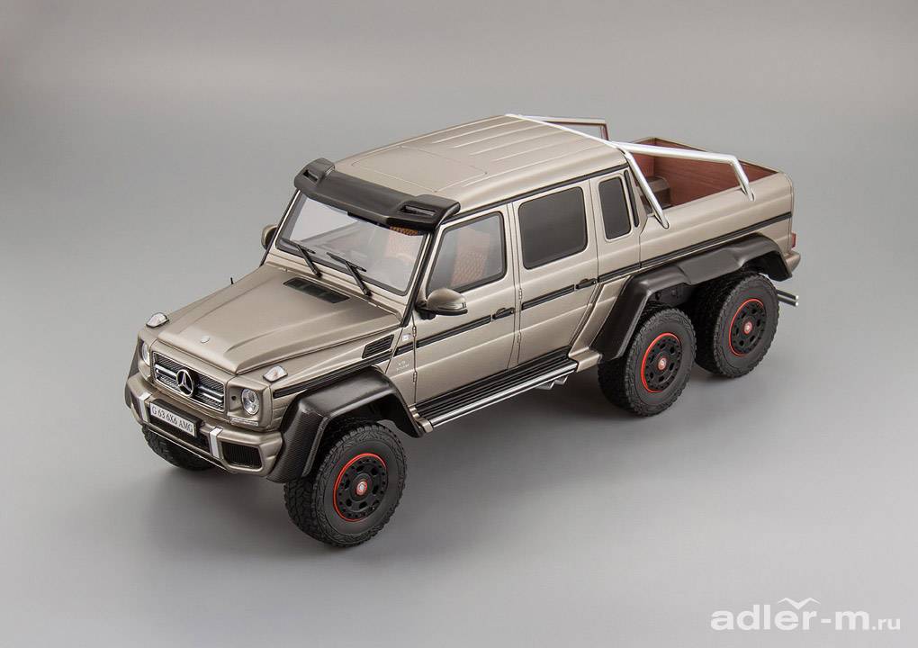 GT SPIRIT 1:18 Mercedes-AMG G 63 6x6 2015 (matt-silvermet) ZM068