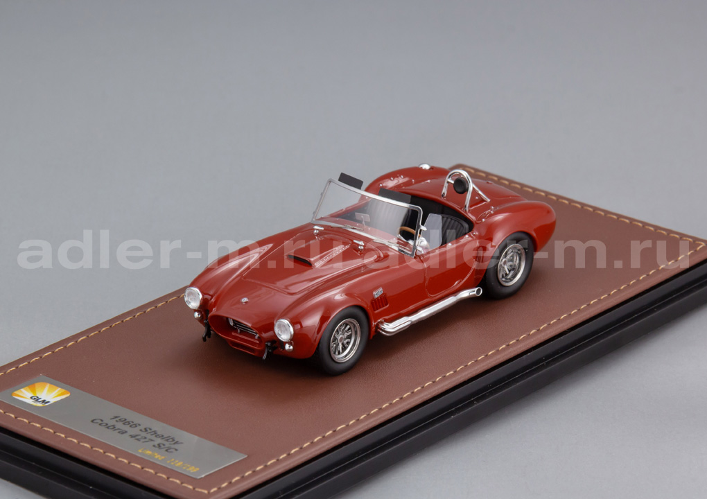GLM + STAMP MODELS 1:43 Shelby Cobra 427 S/C - 1966 (rangoon red) GLM100102