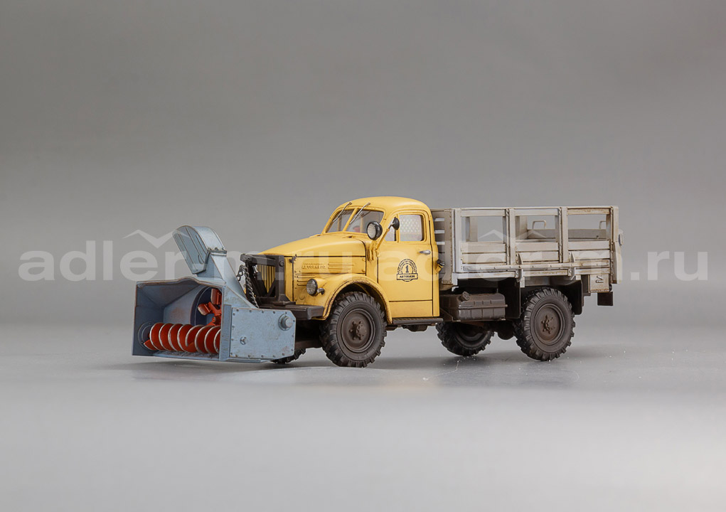 САРЛАБ 1:43 Шнеко-роторный снегоочиститель РС-363 на шасси Горький-63, 1957г. (беж/серый,со следами экспл.) SL-236S1-2