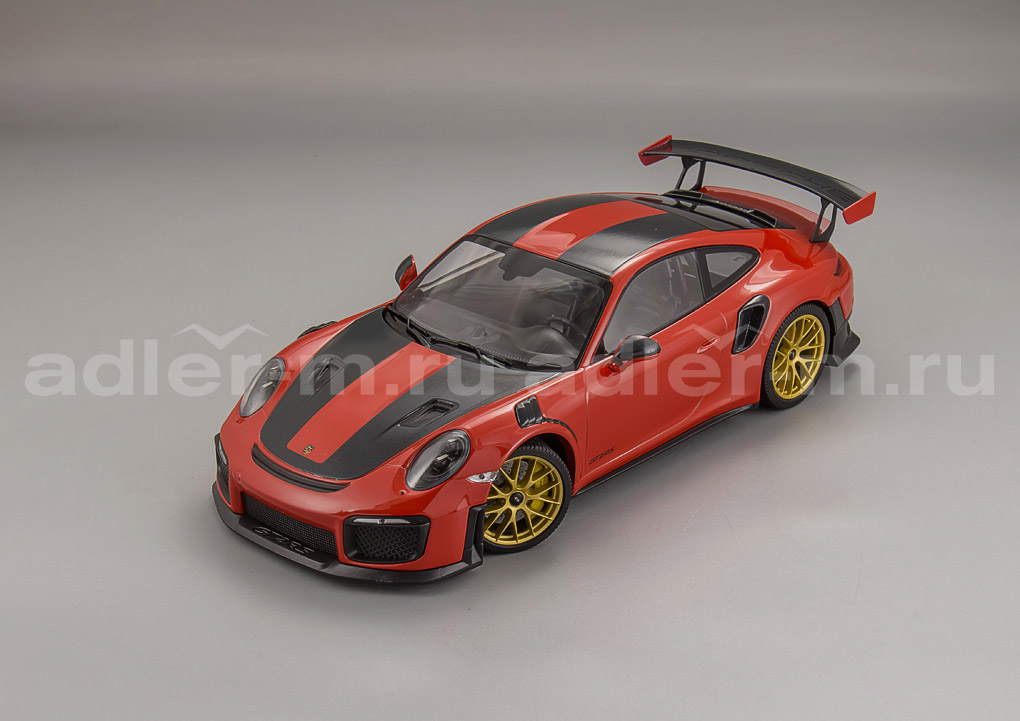 MINICHAMPS 1:18 Porsche 911 (991 II) GT2 RS Weissach Package - 2018 (red) 153068319
