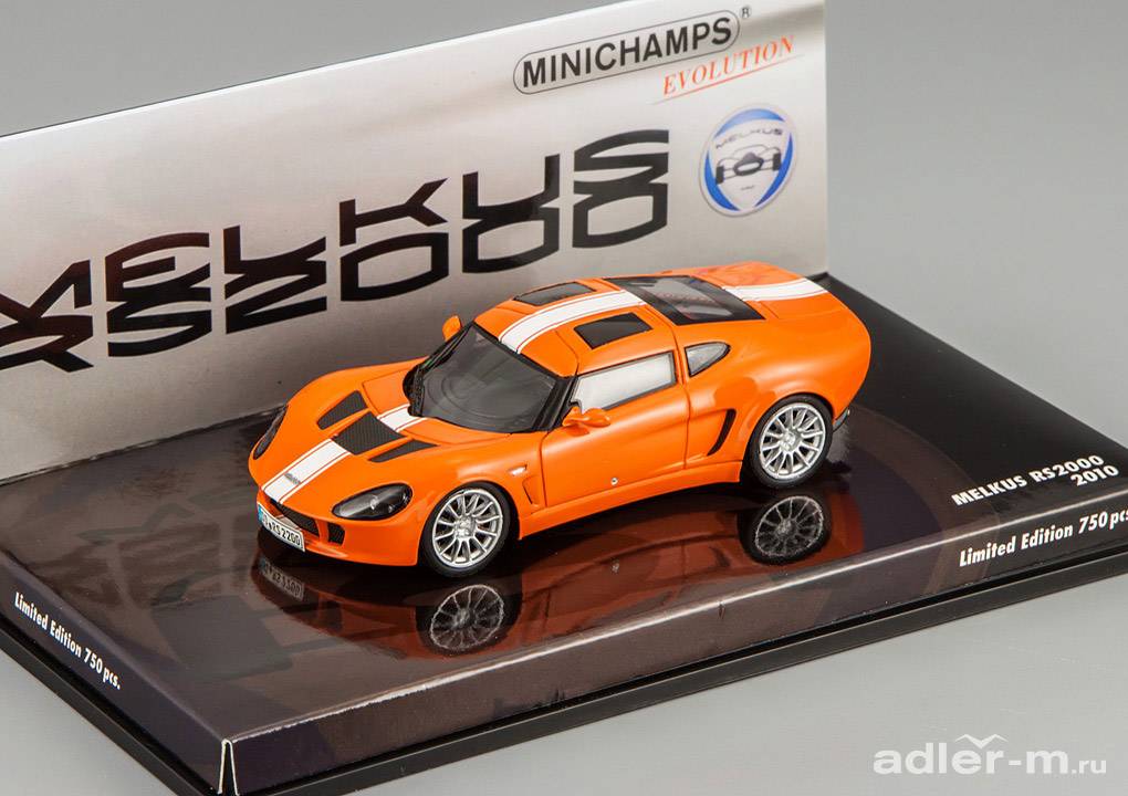 MINICHAMPS 1:43 Melkus RS 2000 2010 (orange) 437010020
