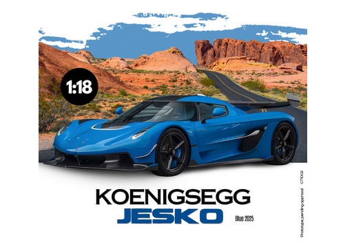 GT SPIRIT 1:18 Koenigsegg Jesko - 2025 (blue) GT1002