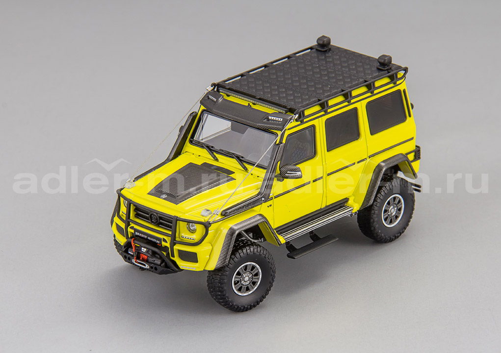 ALMOSTREAL 1:43 Brabus 550 Adventure Mercedes-Benz G Class 4×4²  - 2017 (yellow) ALM460301