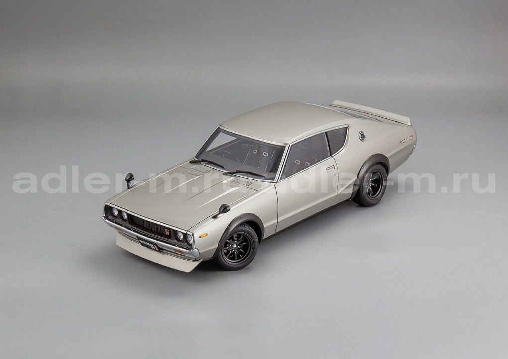 AUTOART 1:18 Nissan Skyline 2000 GT-R (KPGC110) Tuned version, RS Watanabe wheel (silver) 77466