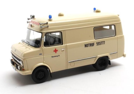 MATRIX 1:43 Opel Blitz Ambulance Nürnberg 1965-1975 MX51502-031