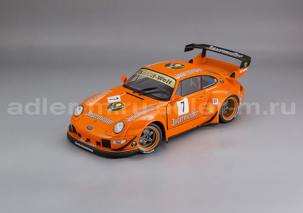 SOLIDO 1:18 Porsche RWB Bodykit "Jägermeister" (orange) S1808506