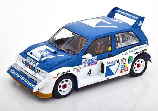IXO 1:18 MG METRO 6R4 #4 T.Pond/R.Arthur RAC Rally 1986 18RMC068B