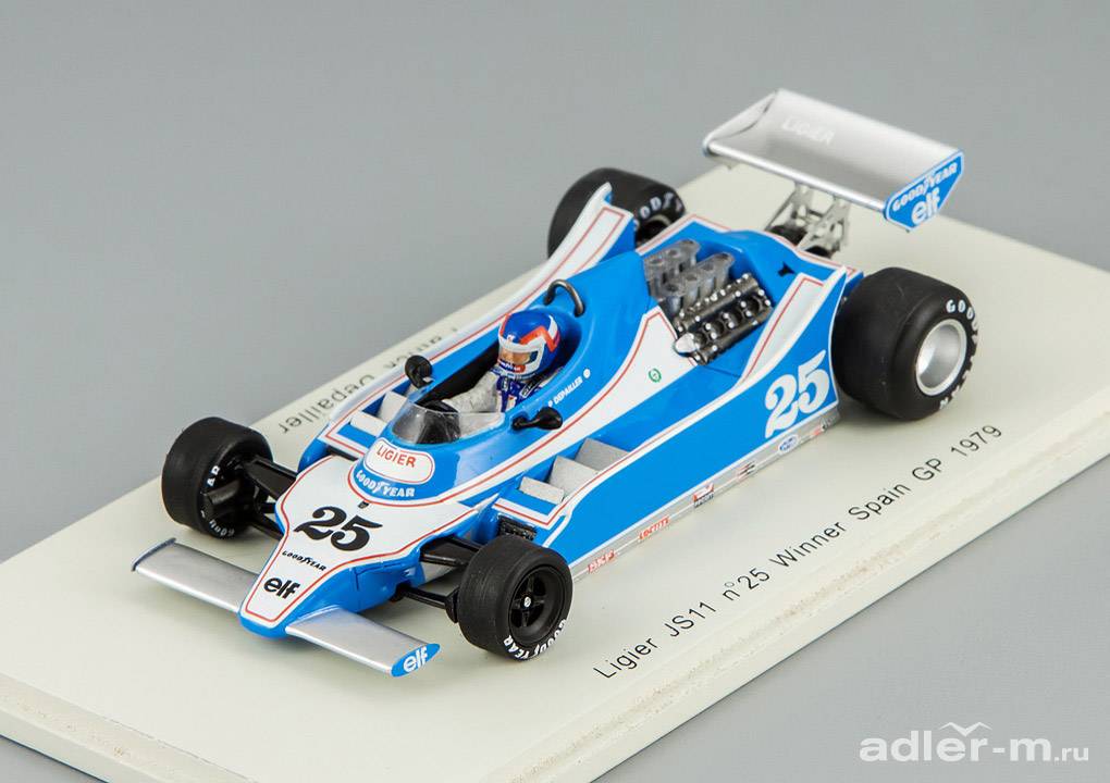 SPARK 1:43 Ligier JS11 #25 Winner Spanish GP 1979 Patrick Depailler S0540