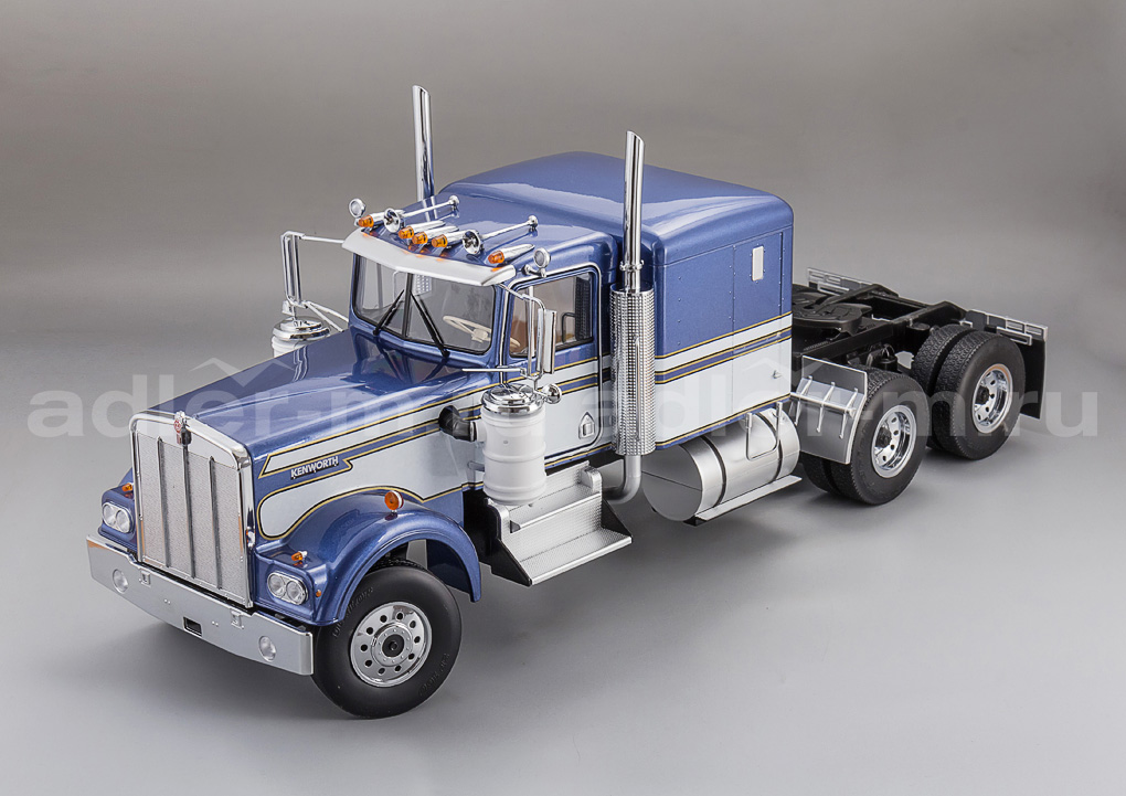 ROAD KINGS 1:18 Kenworth W900 (bluemet/white) RK180123