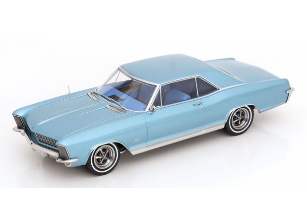 KK SCALE 1:18 Buick Riviera - 1965 (lightblue-metallic) KKDC181532
