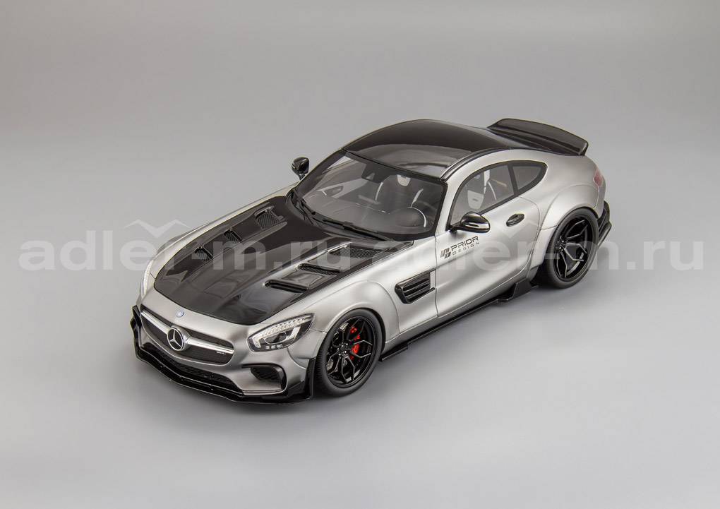 GT SPIRIT 1:18 Mercedes-AMG GT by Prior Design (satin silver) GT723