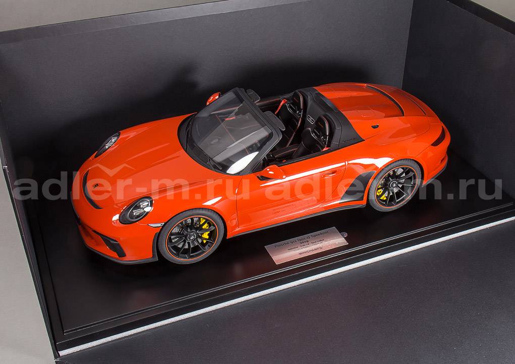 MINICHAMPS 1:8 Porsche 911 (991.2) Speedster (indish red) 800655001