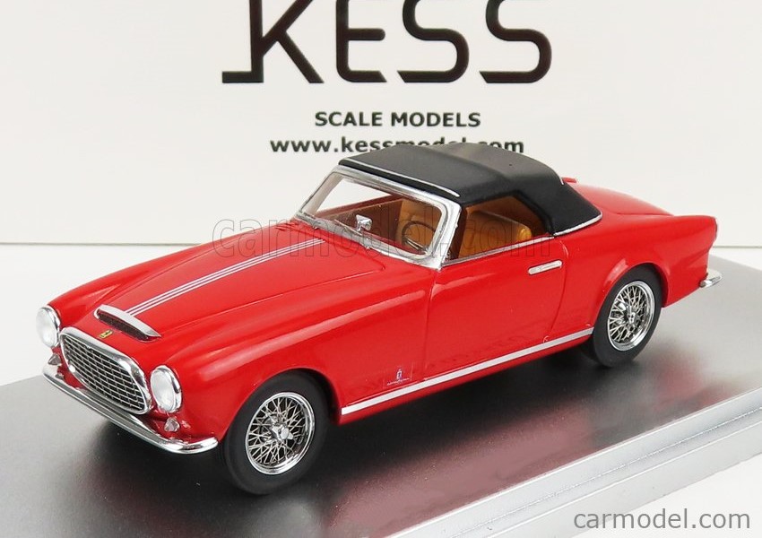 KESS SCALE MODELS 1:43 Ferrari 212 Inter Cabriolet sn0235EU - 1952 (closed) (red) KE43056260
