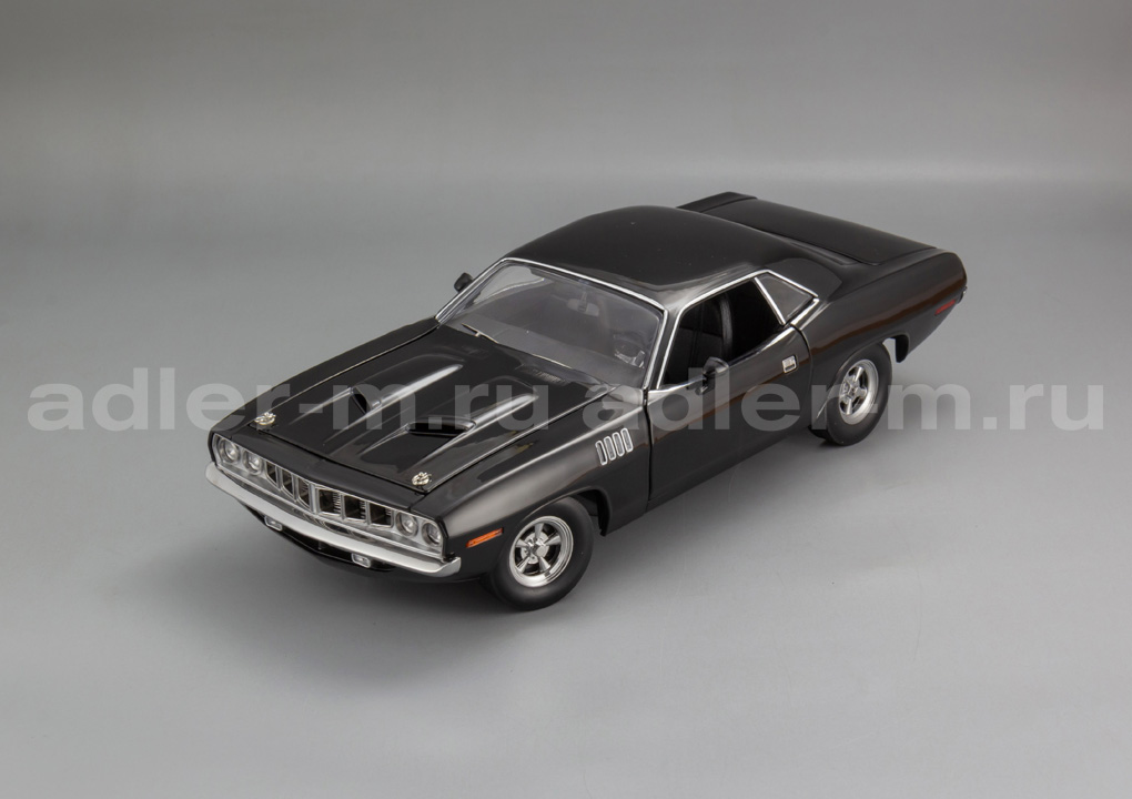 GREENLIGHT 1:18 Plymouth Cuda - 1971 (из к/ф "Джон Уик. Часть 4") (black) HW18045