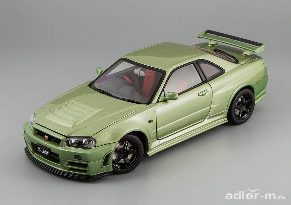 AUTOART 1:18 Nissan Nismo R34 GT-R Z-Tune (millenium jade) 77353