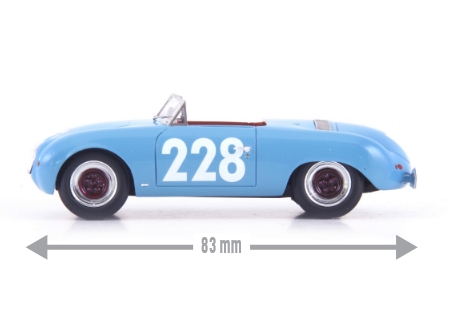 AUTOCULT 1:43 Denzel WD 1300 Super "Rallye des Alpes 1954" (blue) ATC07033