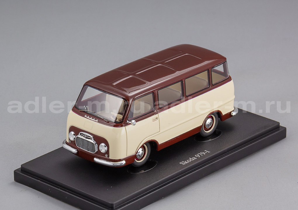 AUTOCULT 1:43 Skoda 979-I Prototype (CZ 1956) (ivory/dark red) ATC08024