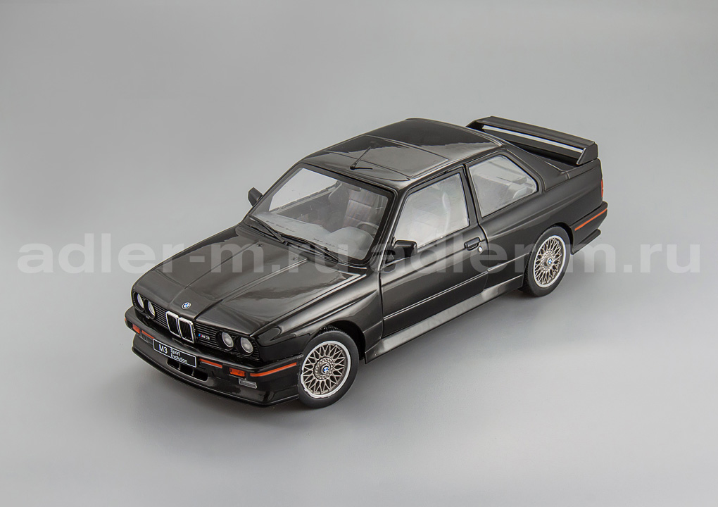 SOLIDO 1:18 BMW M3 (E30) Sport Evo (black) S1801501