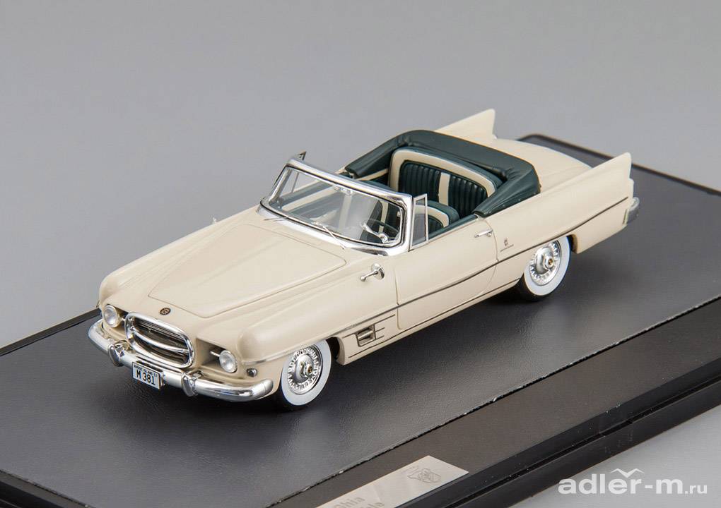 MATRIX 1:43 Chrysler Dual Ghia Convertible 1957 (white) MX20303-081