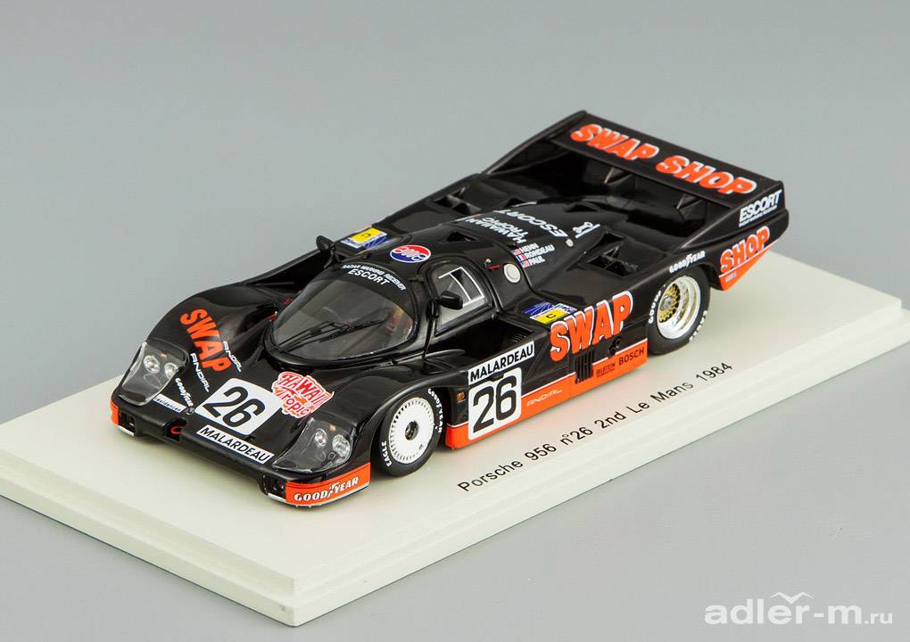 SPARK 1:43 Porsche 956 #26 Le Mans 1984 J. Rondeau - P. Henn - J. Paul Jr S4171
