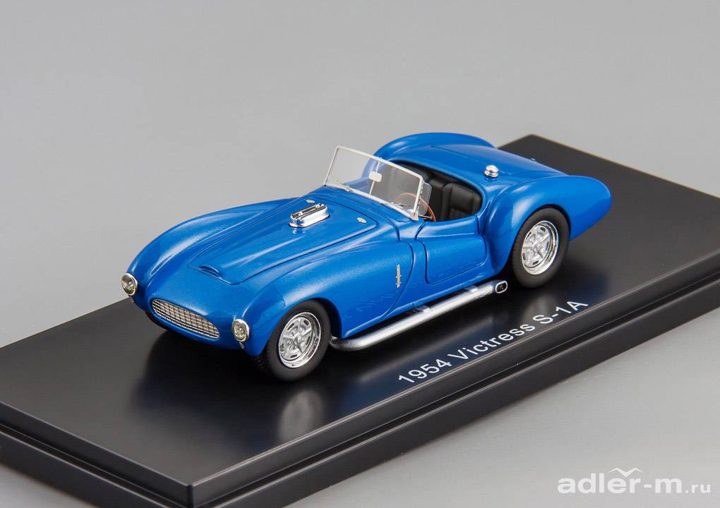 ESVAL MODELS 1:43 Victress S-1 sport roadster 1953 (blue) EMUS43025B
