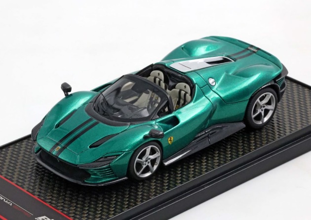 BBR MODELS 1:43 Ferrari Daytona SP3 Serie Icona open roof - 2022 (verde manzoni) BBRC267TMi