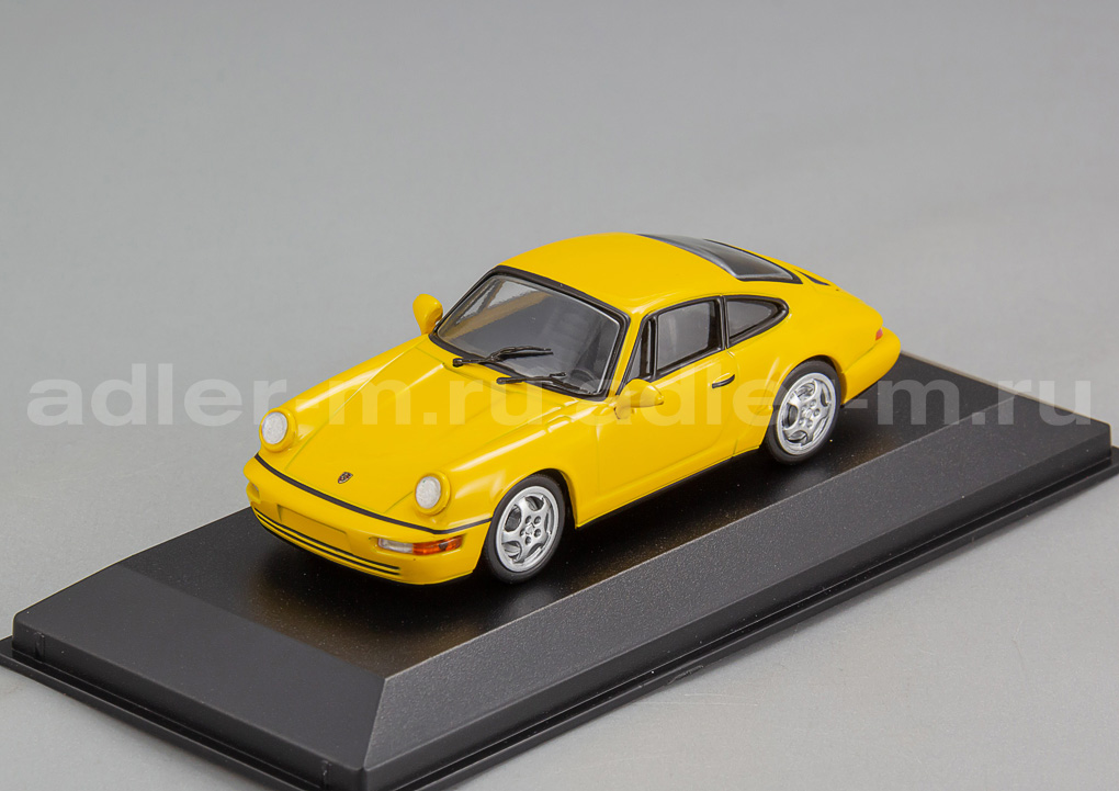 MINICHAMPS (MAXICHAMPS) 1:43 Porsche 911 Carrera - 1992 (yellow) 940062920